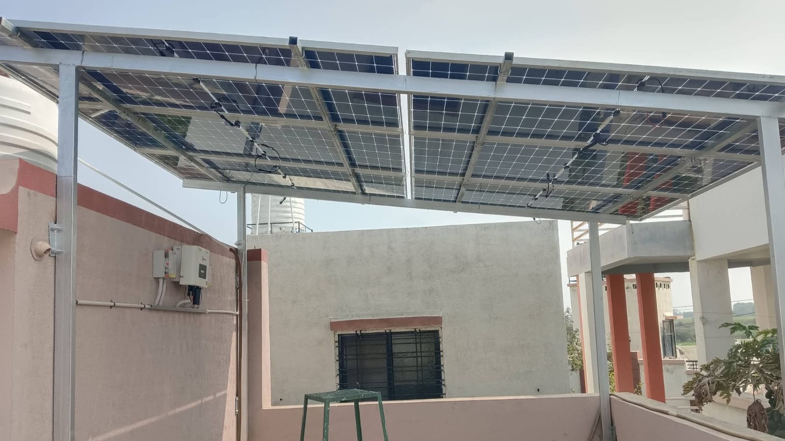 Solar panel installation in Samastipur Bihar rooftop by Ark Urja Machinery